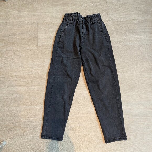 Paperbag Waist Mom Jeans - Picture 1 of 3